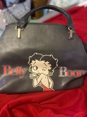 💋Betty Boop Black Top-Handle Bag💋